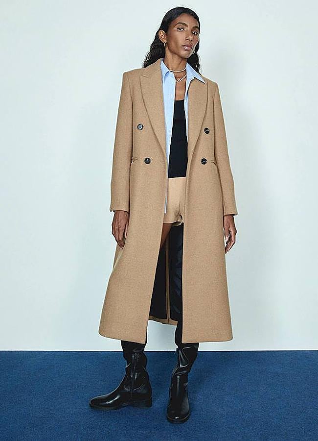 Imagen - Abrigo camel clásico