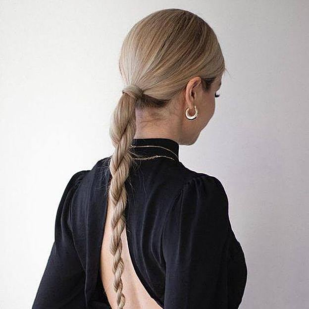 Trenza twisted elegante