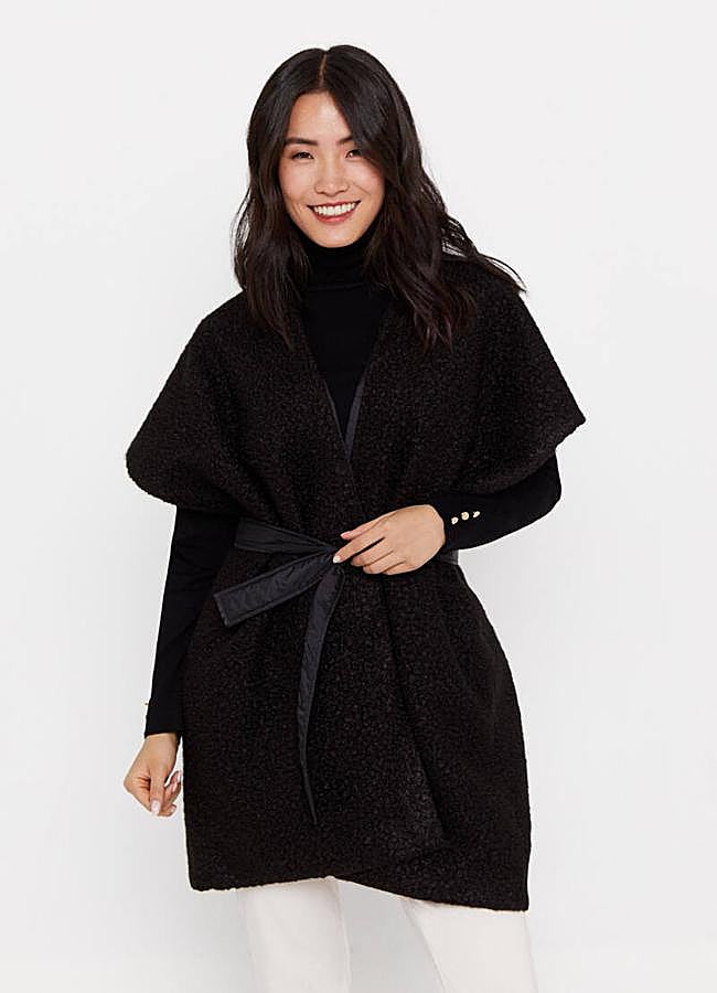 Imagen - Abrigo capa acolchado con borreguillo