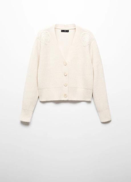 Imagen - Cárdigan con detalles en los hombros de Mango (22,99 euros)