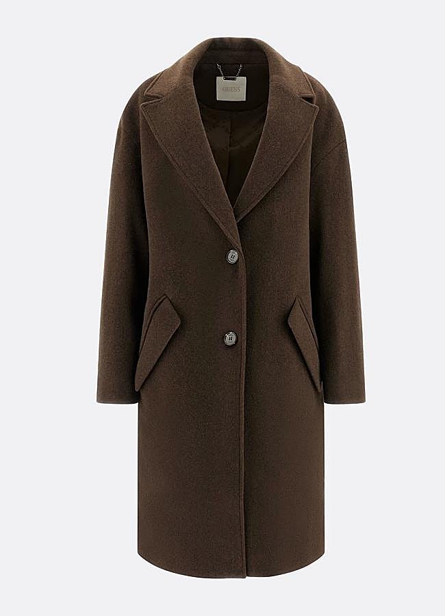 Imagen - A brigo marrón oversize de Guess, 139,90 euros .