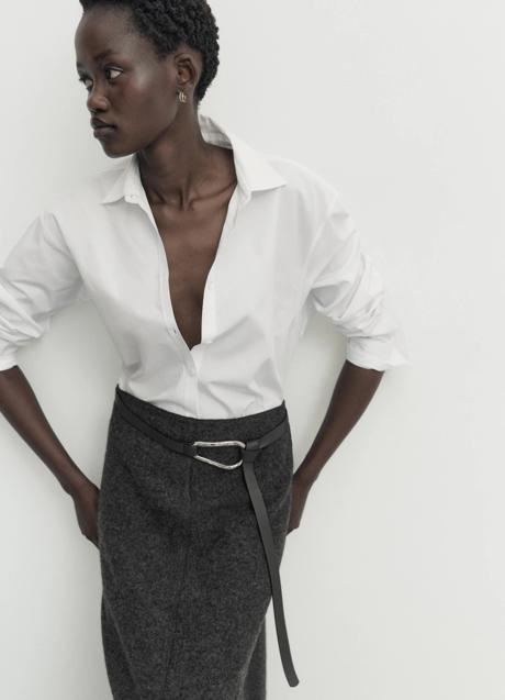 Imagen - Camisa blanca de Massimo Dutti (59,95 euros)