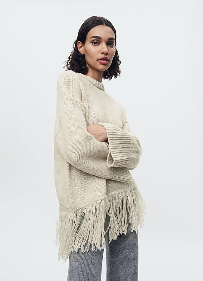 Imagen - Jersey con bajo terminado en flecos