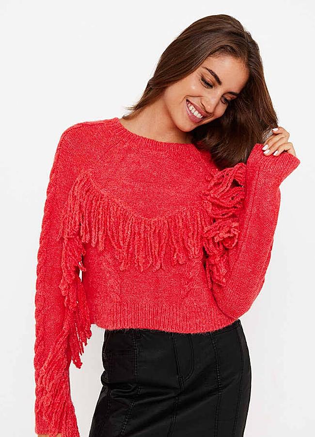 Imagen - Jersey de flecos rojo