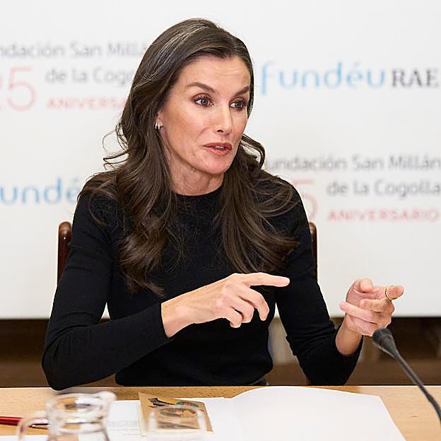 Letizia, en una de sus intervenciones en el seminario sobre lenguaje, periodismo y cambio climático que clausuró. 
