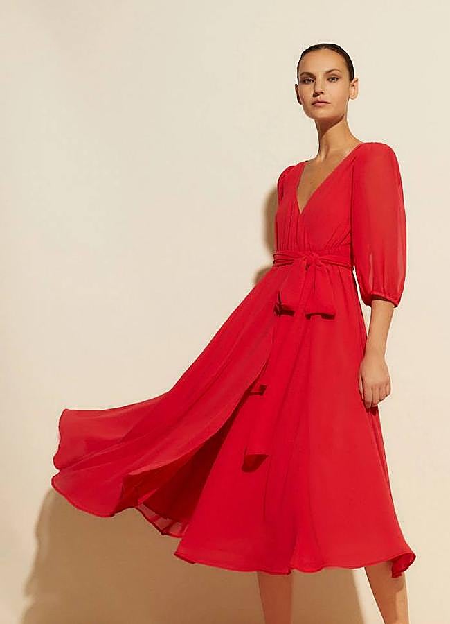 Imagen - Vestido rojo con vuelo