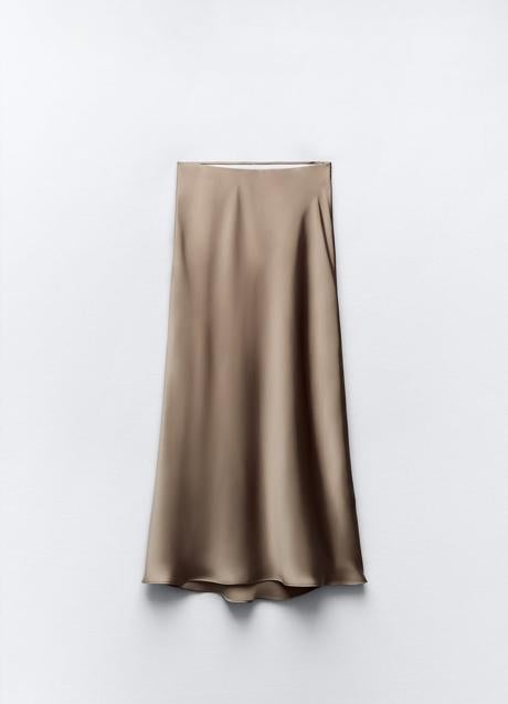Imagen - Falda satinada de Zara (25,99 euros)