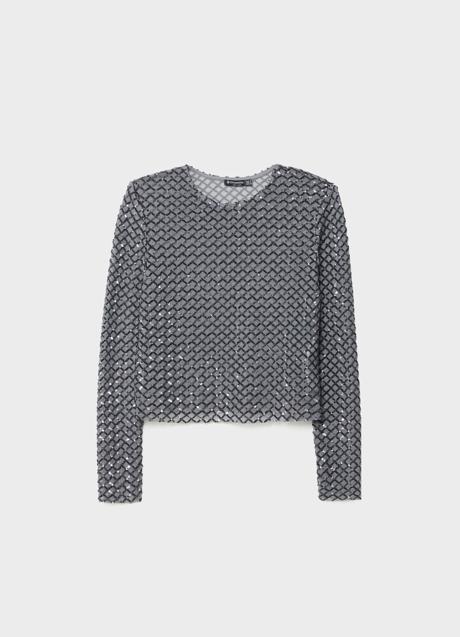 Imagen - Camiseta con lentejuelas de Stradivarius (17,99 euros)