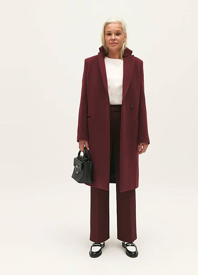 Imagen - Abrigo burdeos masculino