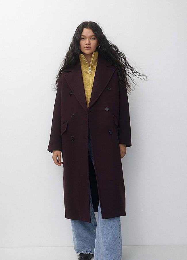 Imagen - Abrigo burgundy de paño