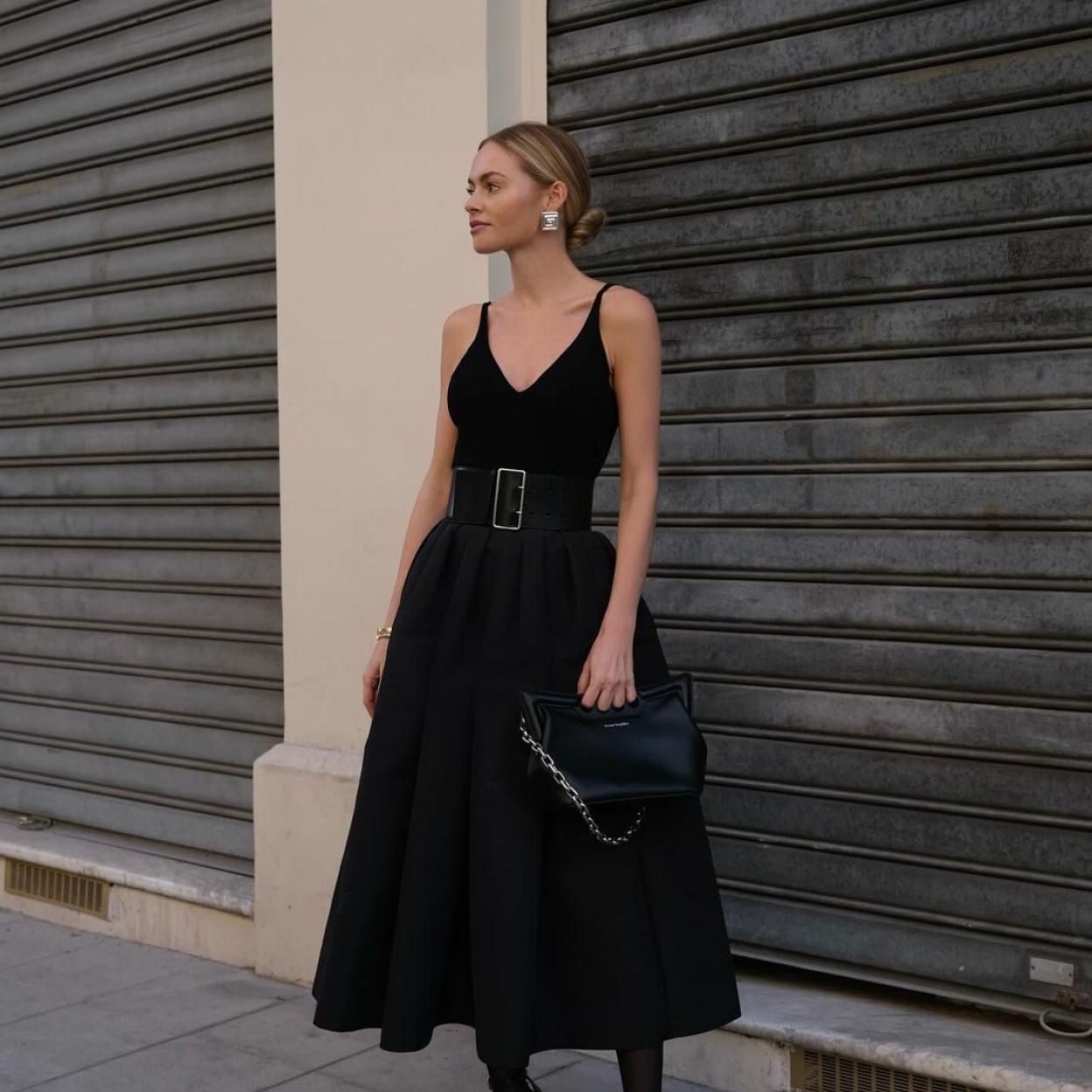 Estas faldas amplias son perfectas para arrasar en Navidad. 