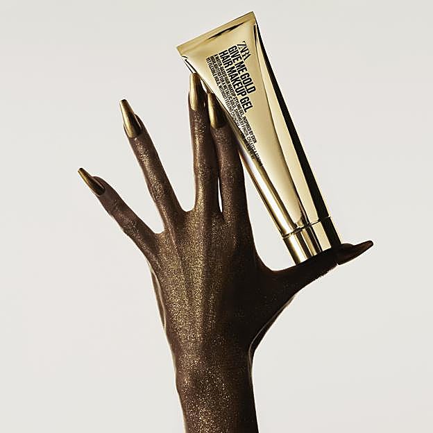 Gel fijador Give Me Gold Hair Makeup de Zara.