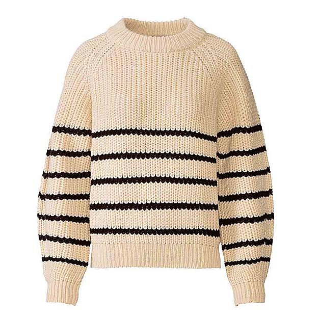 Jersey con estampado de rayas de Lidl.