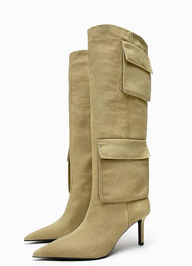 Imagen - Botas cargo en beige