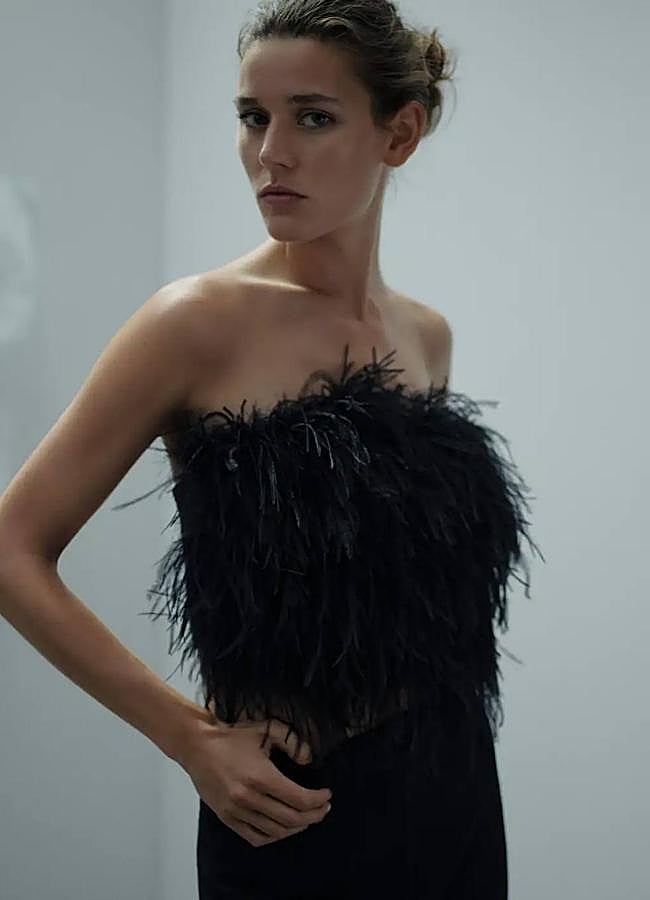 Imagen - Top con plumas