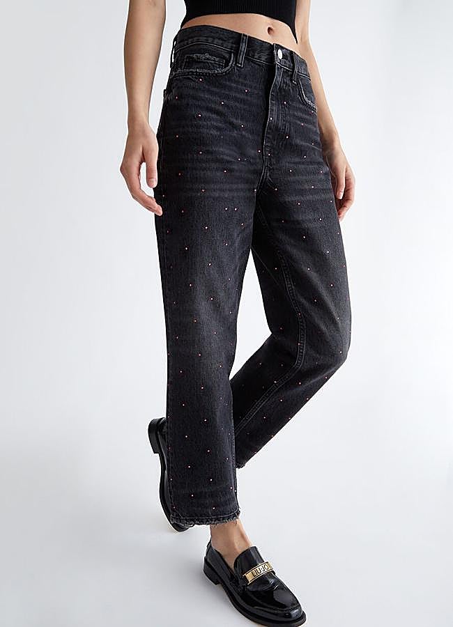 Imagen - Vaqueros rectos Liu Jo Better con strass, 191 euros.