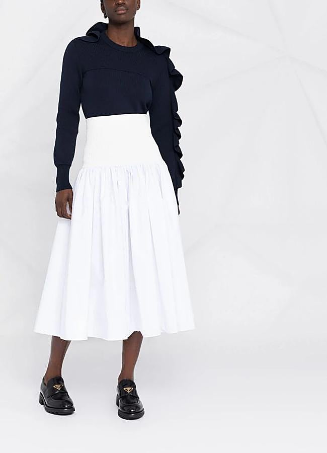 Imagen - Falda midi tipo corsé de Alexander McQueen, 904 euros.