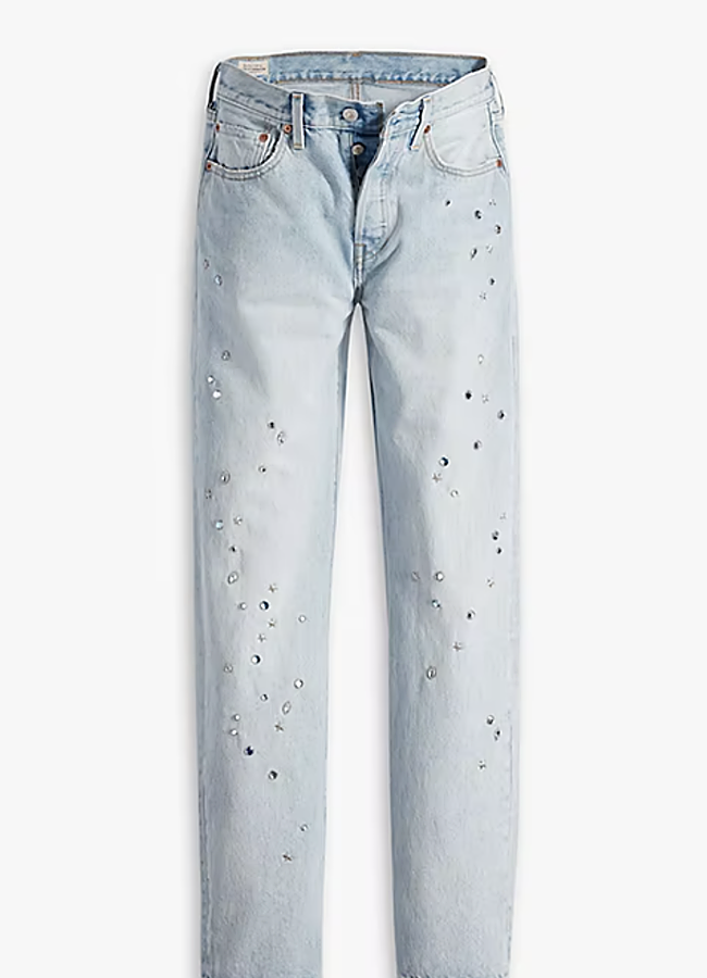 Imagen - Vaquero con bordado de cristales de Levi's. Foto: Levi's.