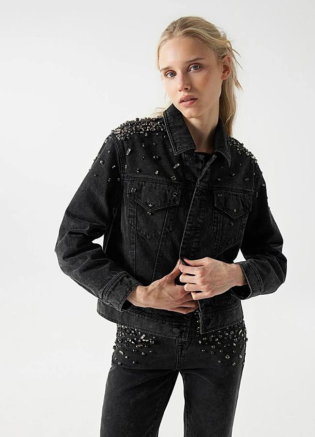 Imagen - Cazadora denim con brillos