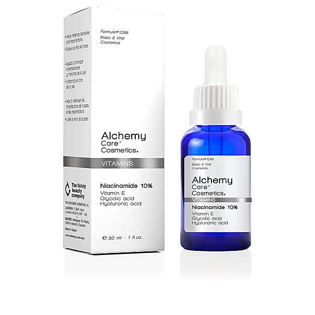 Alchemy Care Cosmetics Vitamins Niacinamide 10% Serum.