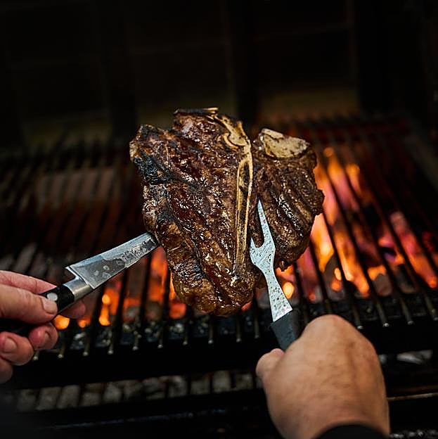 El T-Bone de La parrilla de La Máquina.