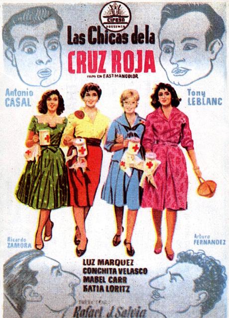 Imagen - Cartel del clásico del cine español 'Las chicas de la Cruz Roja'. (Foto: D.R.)