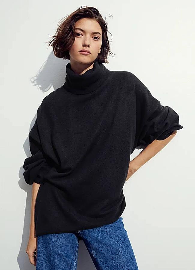 Imagen - Jersey 100% cashmere con cuello vuelto