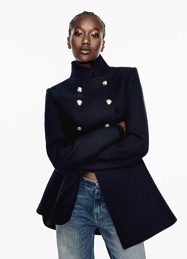 Imagen - Abrigo azul marino militar