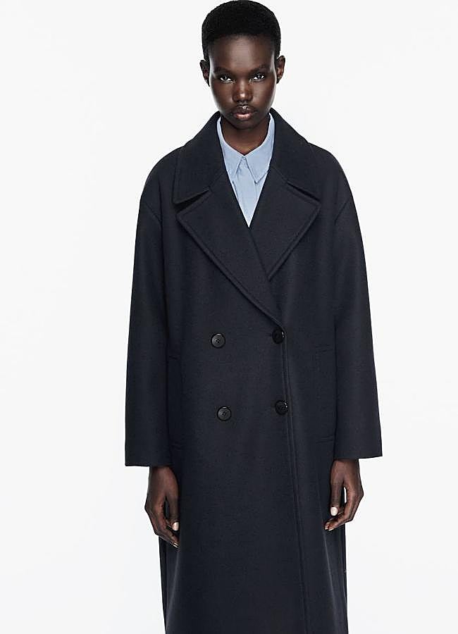 Imagen - Abrigo azul marino oversize