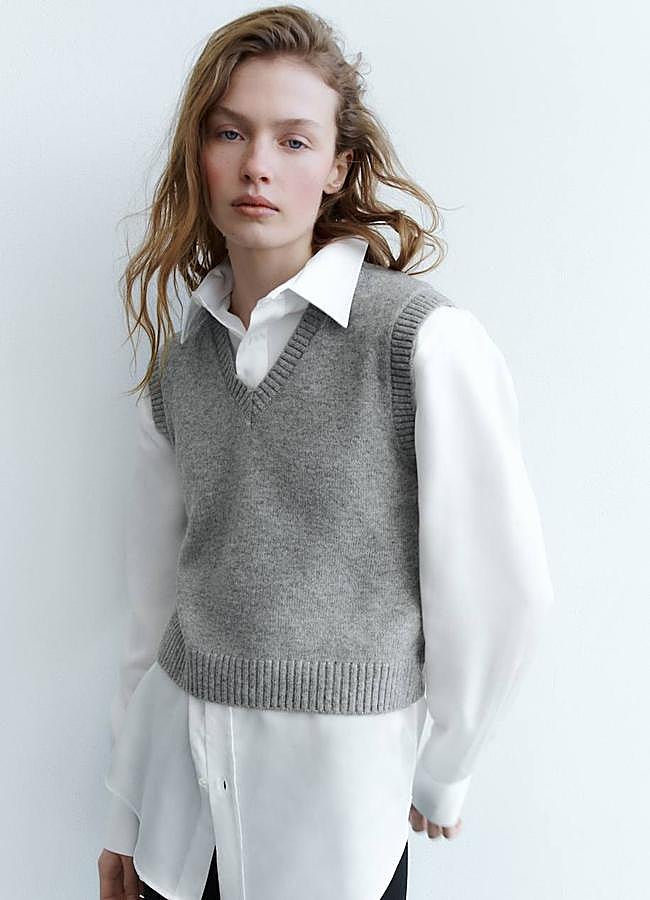 Imagen - Chaleco de punto cropped