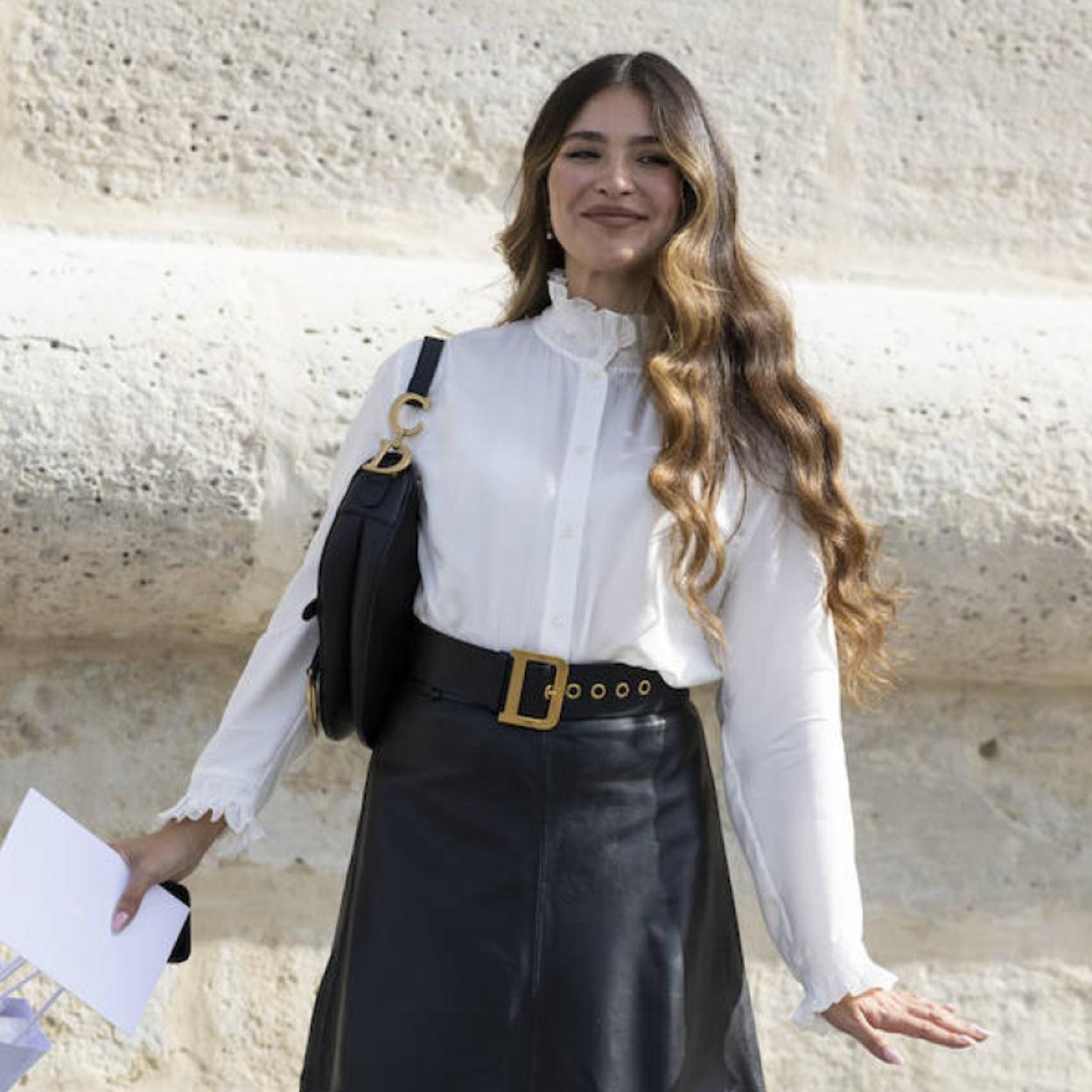 Influencer con pelo bonito