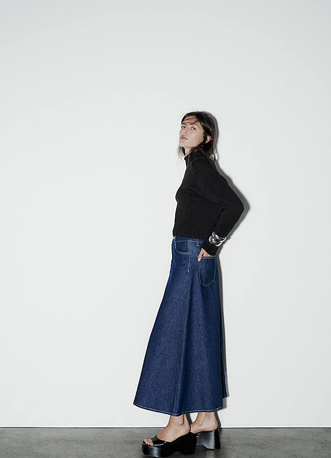 Imagen - Falda larga vaquera