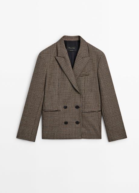 Imagen - Americana con estampado de cuadros de Massimo Dutti (149 euros)