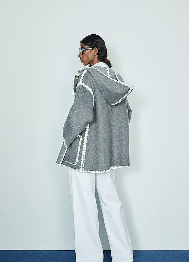 Imagen - Abrigo con pespuntes a contraste viral