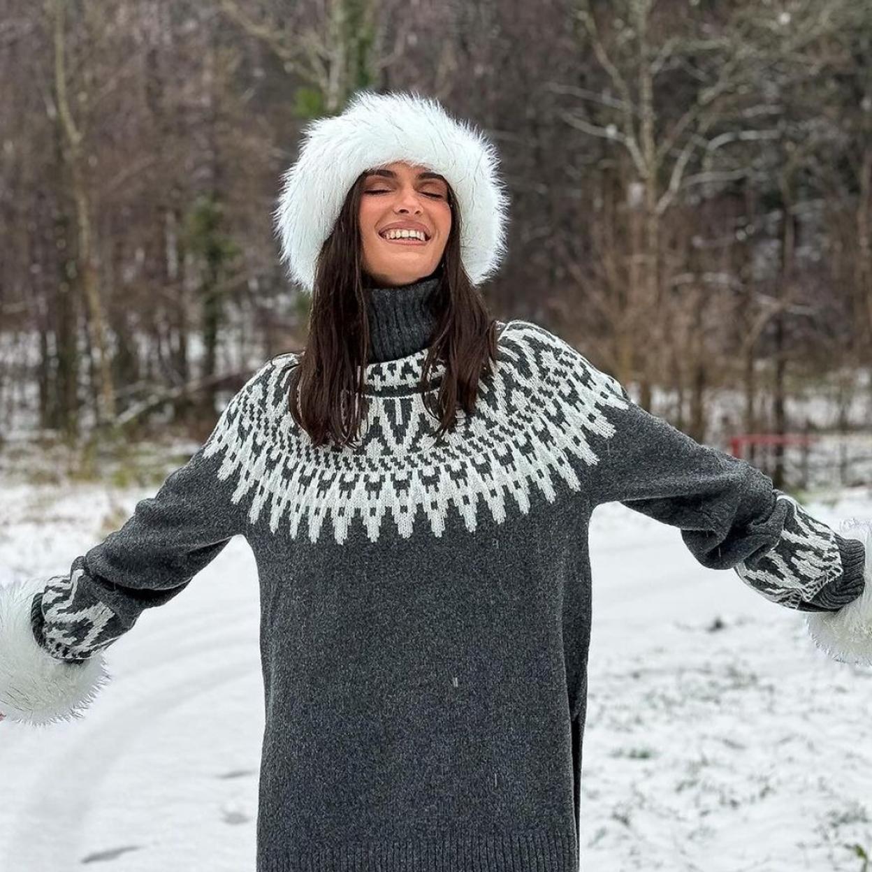 Estos son los jerséis con motivos geométricos más elegantes y bonitos de la temporada.