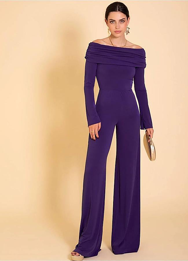 Imagen - Mono de fiesta con escote bardot