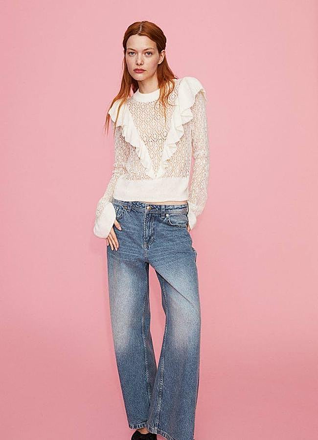 Imagen - Vaqueros anchos desgastados