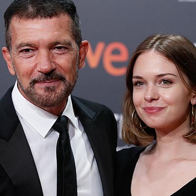 Anotnio Banderas con su única hija, Stella. 