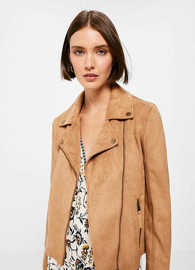 Imagen - Chaqueta de antelina motorbike