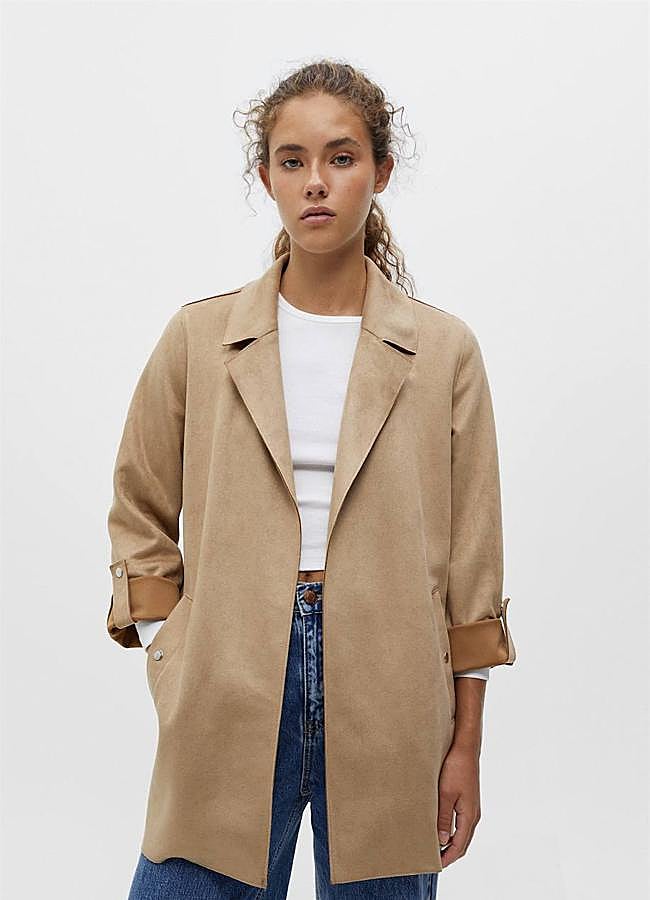 Imagen - Blazer de antelina relazed fit