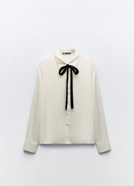 Imagen - Blusa con lazada de Zara (25,95 euros)