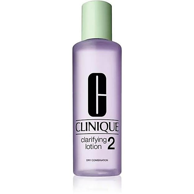 Loción clarificante de Clinique (30,50 euros).
