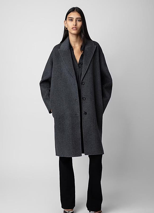 Imagen - Abrigo negro de Zadig&Voltaire, 437 euros.