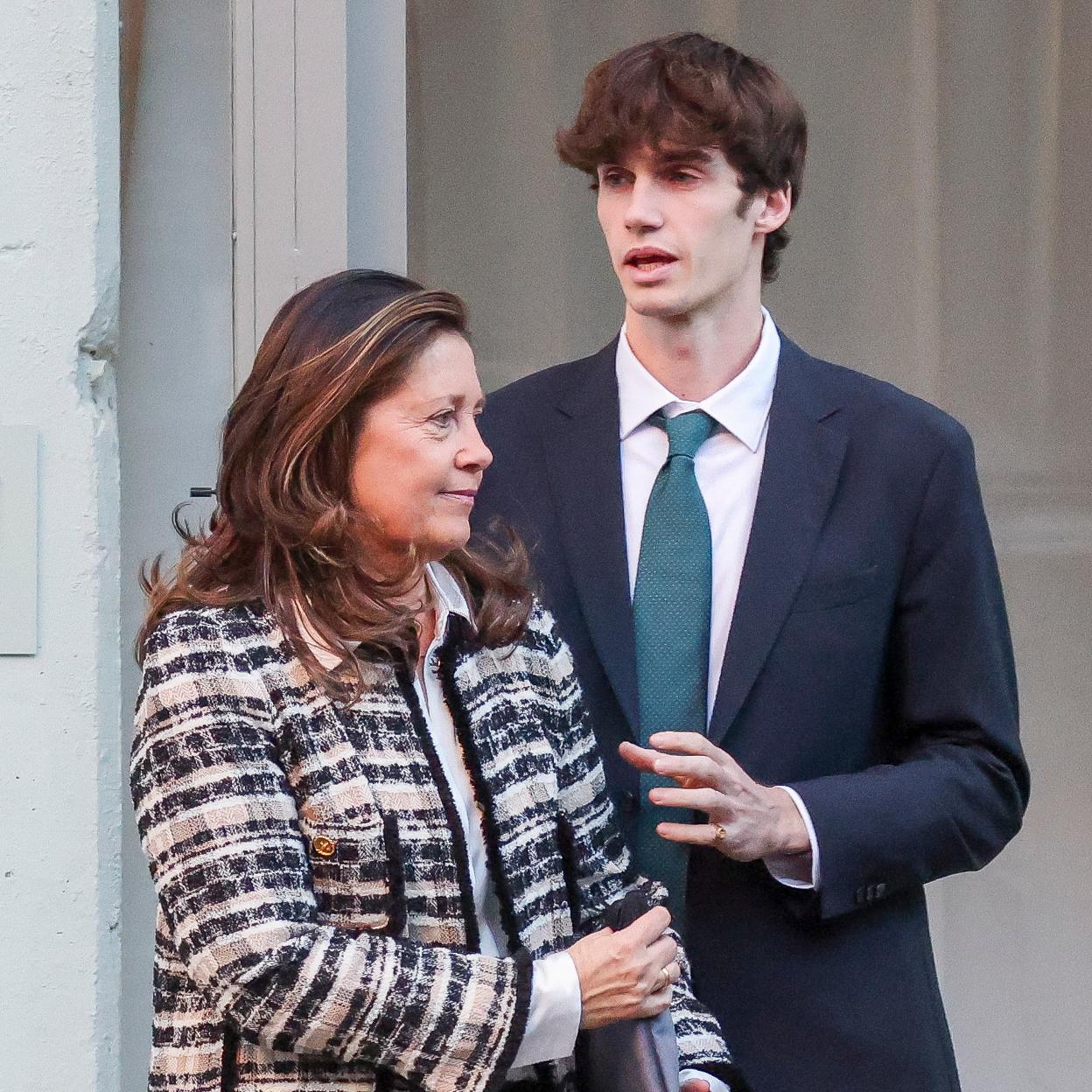 Alexia de Grecia, con Pablo Urdangairn en la fiesta de la infanta Elena. 