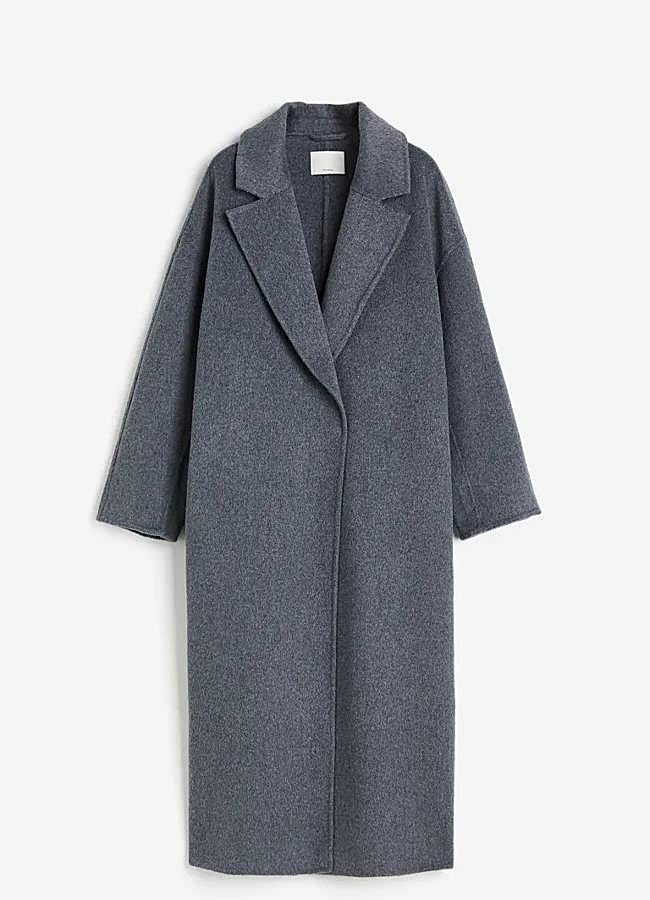 Imagen - Abrigo de lana gris, 179 euros.