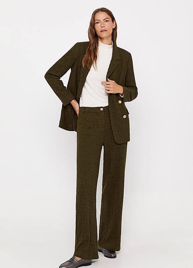 Imagen - Pantalones de traje en tejido de punto