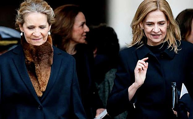 Desafortunadamente, en los últimos meses ha sido más factible ver a las infantas en entierros que en celebraciones familiares. 