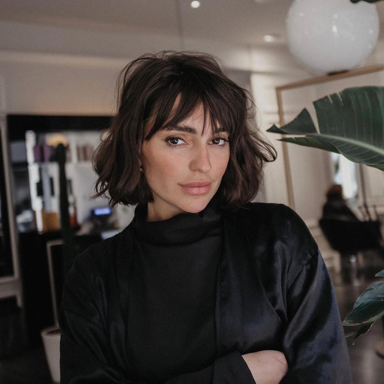 La melen francesa, con o sin flequillo, es uno de los cortes de pelo más buscados y visualizados en TikTok para 2024. 