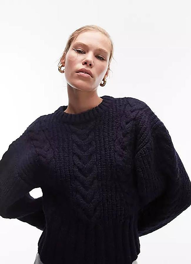 Imagen - Jersey trenzado grueso de ochos