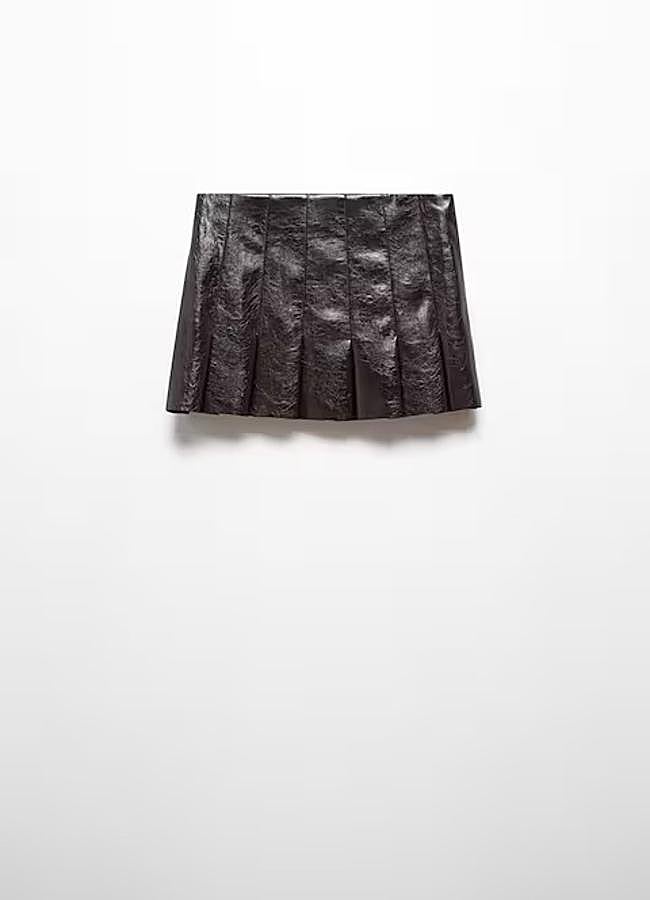 Imagen - Minifalda de tablas de Mango, 27,99 euros.